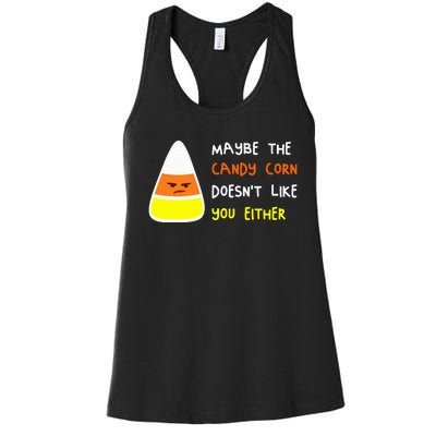 Halloween Costume Team Candy Corn Women's Racerback Tank