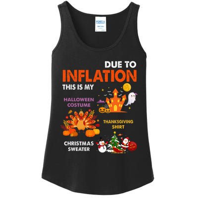 Halloween Costume Thanksgiving Ugly Christmas Ladies Essential Tank