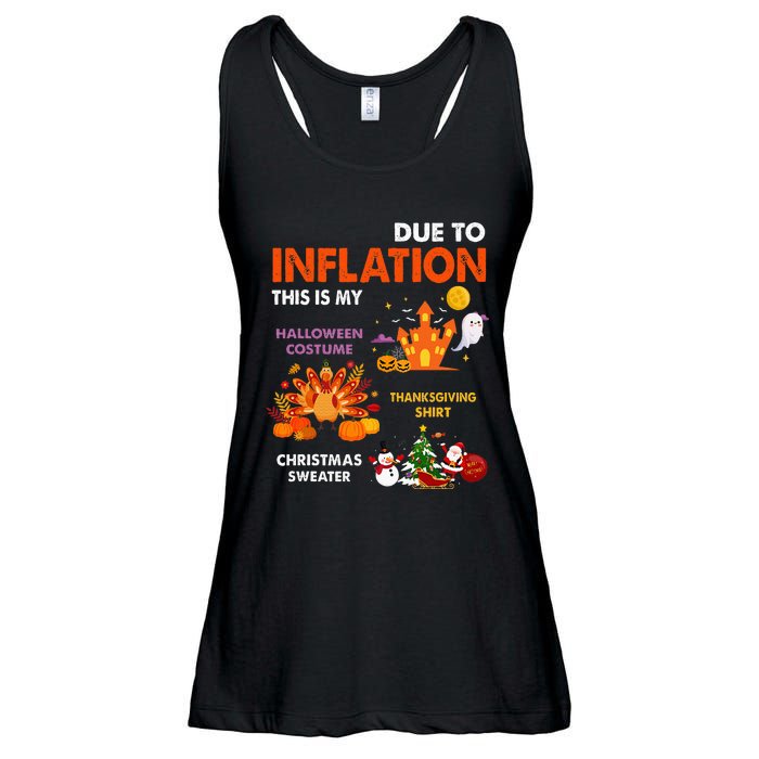 Halloween Costume Thanksgiving Ugly Christmas Ladies Essential Flowy Tank