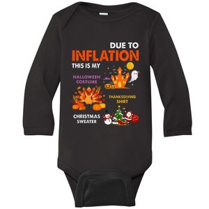 Halloween Costume Thanksgiving Ugly Christmas Baby Long Sleeve Bodysuit