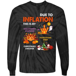 Halloween Costume Thanksgiving Ugly Christmas Tie-Dye Long Sleeve Shirt