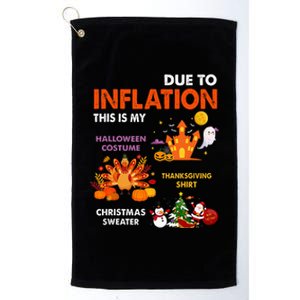 Halloween Costume Thanksgiving Ugly Christmas Platinum Collection Golf Towel