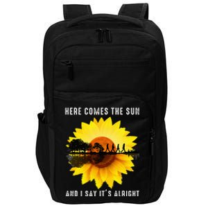 Here Comes The Sun And I Say ItS Alright Guitar Impact Tech Backpack