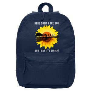 Here Comes The Sun And I Say ItS Alright Guitar 16 in Basic Backpack