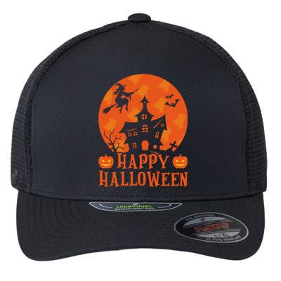 Halloween Coming Tis Season Spooky Flexfit Unipanel Trucker Cap