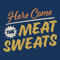 Here Come The Meat Sweats Funny Thanksgiving Youth Performance Sprint T-Shirt