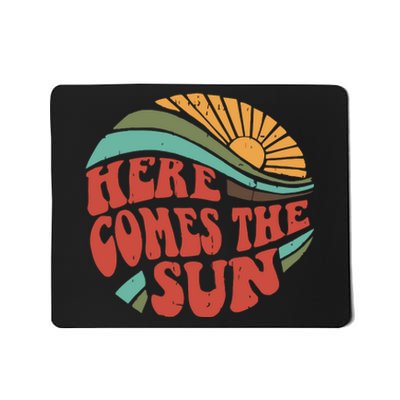 Here Comes The Sun Retro Style Mousepad