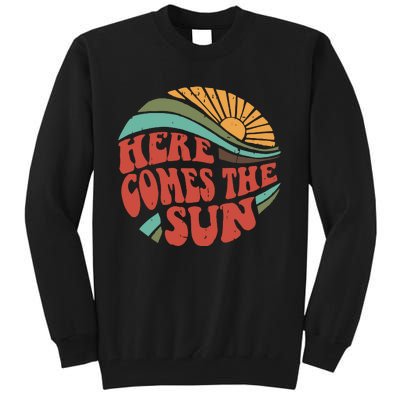 Here Comes The Sun Retro Style Tall Sweatshirt