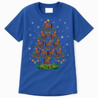 Horses Christmas Tree Horses Lover Xmas Tree Horses Gift Tall T-Shirt