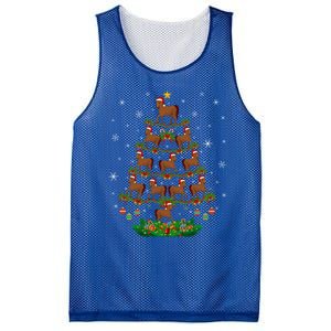 Horses Christmas Tree Horses Lover Xmas Tree Horses Gift Mesh Reversible Basketball Jersey Tank