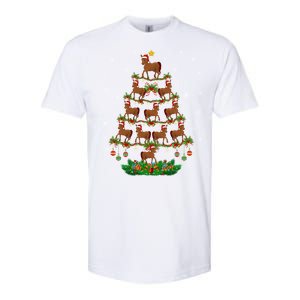 Horses Christmas Tree Horses Lover Xmas Tree Horses Gift Softstyle CVC T-Shirt