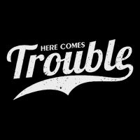 Here Comes Trouble Funny Trouble Maker Sustainable Bucket Hat