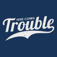 Here Comes Trouble Funny Trouble Maker Infant Baby Jersey Bodysuit