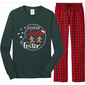 Head Cookie Tester Funny ChristmasChristmas Gift Christmas In July Long Sleeve Pajama Set