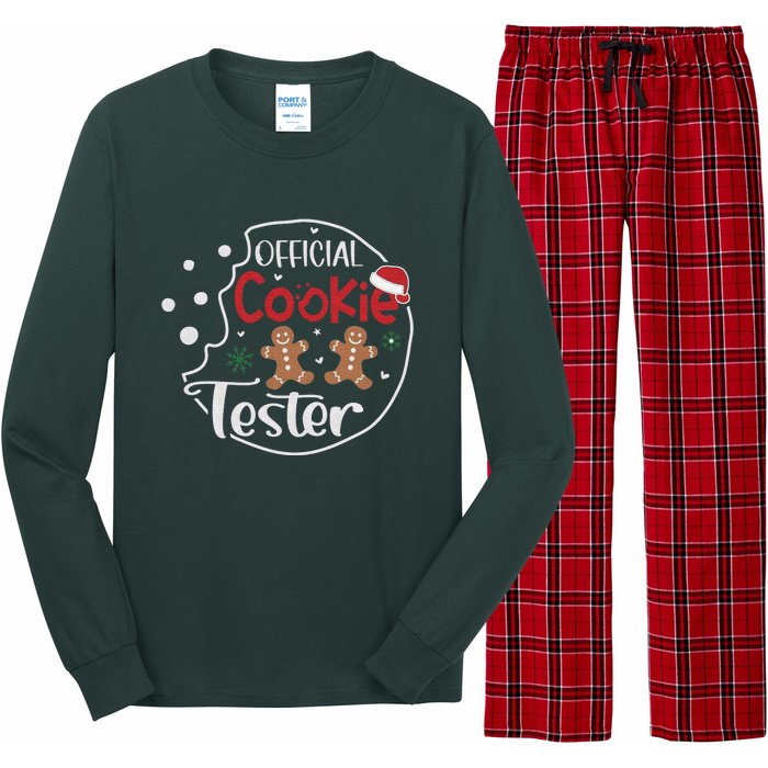 Head Cookie Tester Funny ChristmasChristmas Gift Christmas In July Long Sleeve Pajama Set