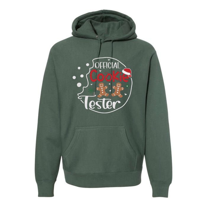 Head Cookie Tester Funny ChristmasChristmas Gift Christmas In July Premium Hoodie