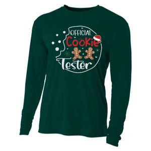 Head Cookie Tester Funny ChristmasChristmas Gift Christmas In July Cooling Performance Long Sleeve Crew