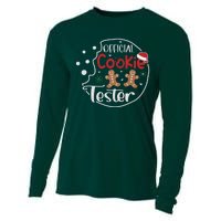 Head Cookie Tester Funny ChristmasChristmas Gift Christmas In July Cooling Performance Long Sleeve Crew