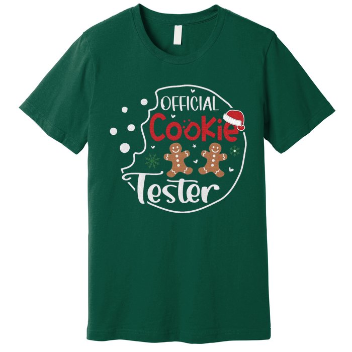 Head Cookie Tester Funny ChristmasChristmas Gift Christmas In July Premium T-Shirt