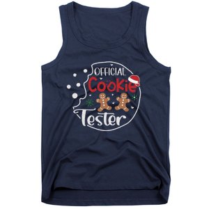 Head Cookie Tester Funny ChristmasChristmas Gift Christmas In July Tank Top