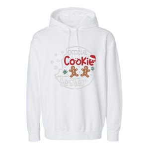 Head Cookie Tester Funny ChristmasChristmas Gift Christmas In July Garment-Dyed Fleece Hoodie