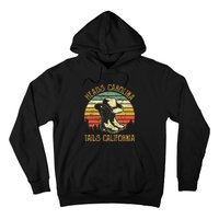 Heads Carolina Tail California Western Cowgirl Country Music Hoodie