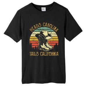 Heads Carolina Tail California Western Cowgirl Country Music Tall Fusion ChromaSoft Performance T-Shirt