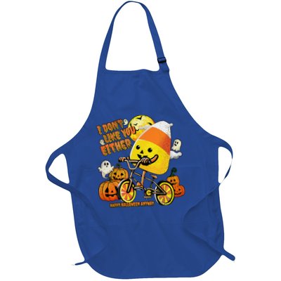 Halloween Costume Team Candy Corn I DonT Like You Either Apron