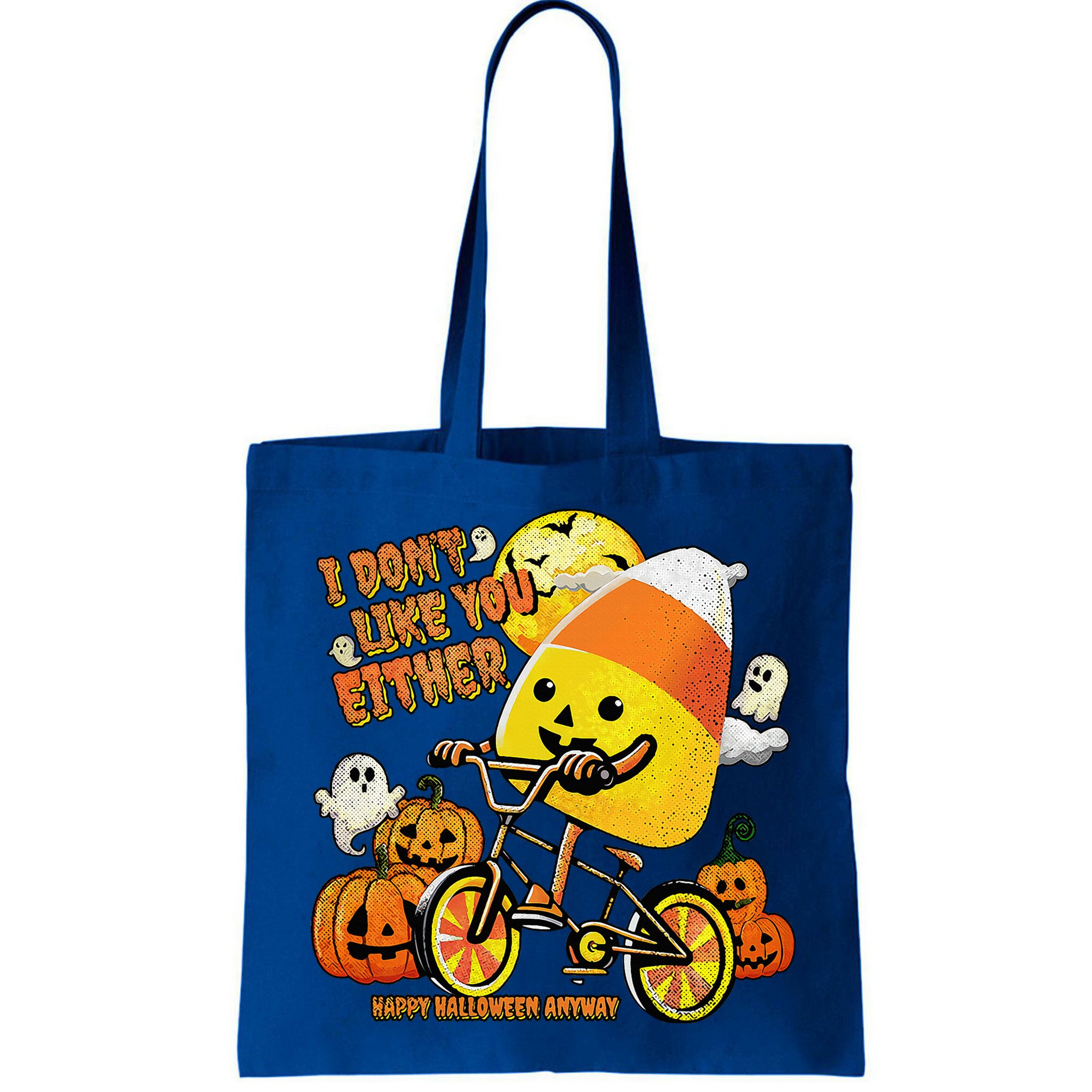 Halloween Costume Team Candy Corn I DonT Like You Either Bag