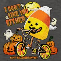 Halloween Costume Team Candy Corn I DonT Like You Either Vector Backpack