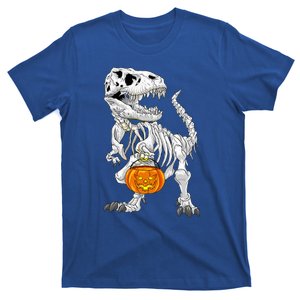 Halloween Costume TRex Skeleton Dinosaur Pumpkin Gift T-Shirt