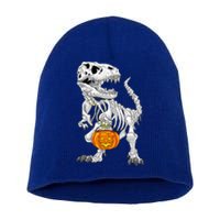 Halloween Costume TRex Skeleton Dinosaur Pumpkin Gift Short Acrylic Beanie