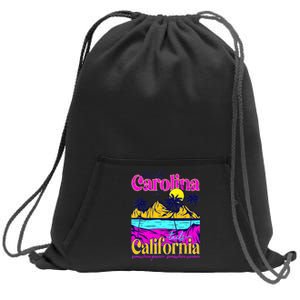 Heads Carolina Tail California Western Summer Beach Paradise Sweatshirt Cinch Pack Bag