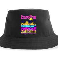 Heads Carolina Tail California Western Summer Beach Paradise Sustainable Bucket Hat