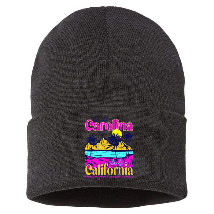 Heads Carolina Tail California Western Summer Beach Paradise Sustainable Knit Beanie