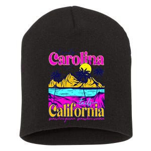 Heads Carolina Tail California Western Summer Beach Paradise Short Acrylic Beanie