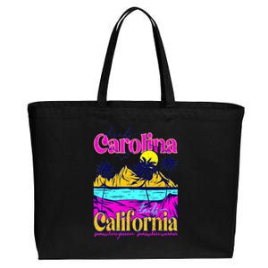 Heads Carolina Tail California Western Summer Beach Paradise Cotton Canvas Jumbo Tote