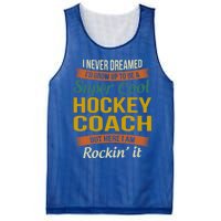 Hockey Coach Thank You Funny Gift Funny Appreciation Gift Mesh Reversible Basketball Jersey Tank