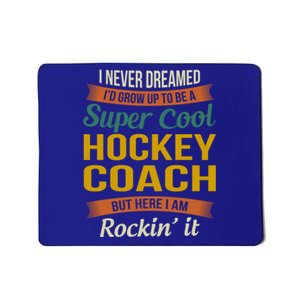 Hockey Coach Thank You Funny Gift Funny Appreciation Gift Mousepad