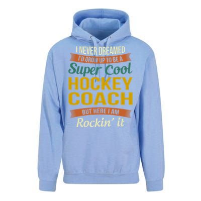 Hockey Coach Thank You Funny Gift Funny Appreciation Gift Unisex Surf Hoodie