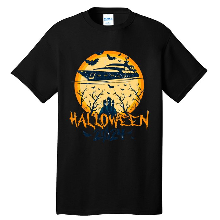 Halloween Cruise Trip Spooky Season Tall T-Shirt