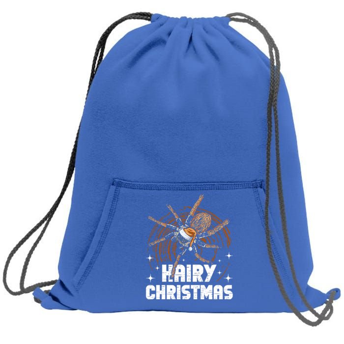 Hairy Christmas Tarantula Owner Gift Sweatshirt Cinch Pack Bag