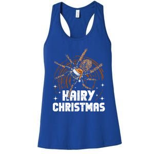 Hairy Christmas Tarantula Owner Gift Women's Racerback Tank