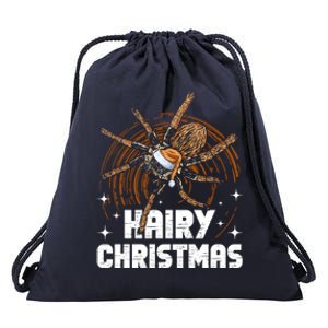 Hairy Christmas Tarantula Owner Gift Drawstring Bag