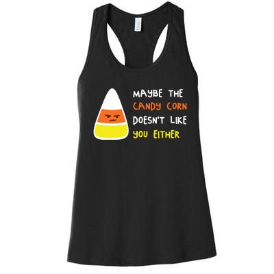 Halloween Costume Team Candy Corn Women's Racerback Tank