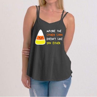 Halloween Costume Team Candy Corn Women's Strappy Tank