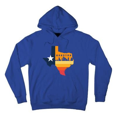 Houston City Texas Map Patriotic Texan Tall Hoodie