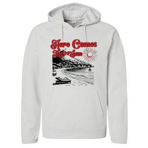 Here Comes The Sun Summer Performance Fleece Hoodie