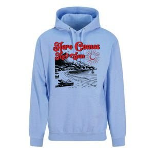 Here Comes The Sun Summer Unisex Surf Hoodie