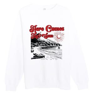 Here Comes The Sun Summer Premium Crewneck Sweatshirt